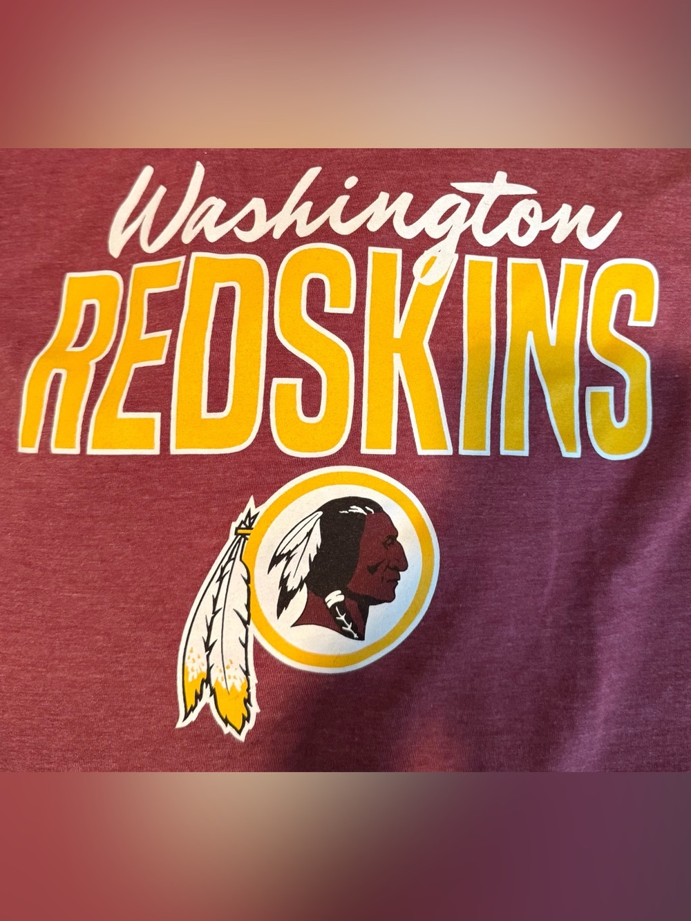 Washington Redskins NFL Team Apparel Women's T-shirt Size Large